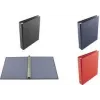KANGARO K-2303 raccoglitore ad anelli, meccanismo a 17 anelli, DIN A5, rosso, cartone rivestito, dorso 19 mm