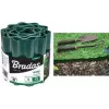 Bradas OBFG 0915 bordo per prato, verde ondulato, altezza 150 mm, lunghezza 9 m, plastica resistente alle intemperie