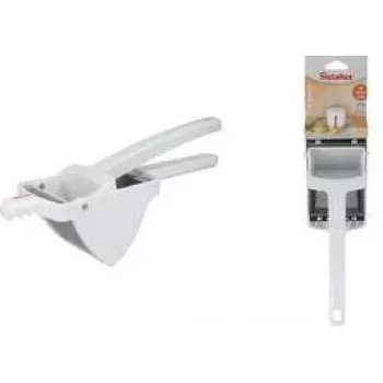 Metaltex V-Press schiacciapatate, plastica ABS bianca e acciaio inox 251707084