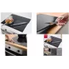 Metaltex tappetino protettivo per piano cottura a induzione 610 x 520 mm nero fibra di vetro con rivestimento in silicone 252495000