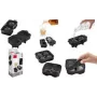 Metaltex stampo in silicone per 4 sfere di ghiaccio, 45 mm di diametro, nero 253536001