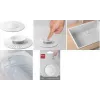 Metaltex tappo universale in silicone per scarico 2-in-1 con filtro e tappo, bianco 297558000