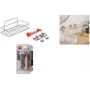 Metaltex Reflex Luxy Vacuum-Fix mensola da parete argento 1 livello 403329000