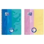 Oxford blocco notes DUO Touch A4+ rosa/giallo - 80 fogli a righe con copertina soft-touch 400207175