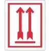 rillprint 76840 etichetta di avvertimento THIS SIDE UP! DO NOT TIP, permanente, bianco/rosso