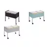DURABLE ECONOMY DUO 100 A4 carrello portafascicoli sospesi, 2 ripiani, capacità 100 file, nero 308223