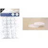 Kangaro K-5062 pallini di velcro autoadesivi, 20 mm, bianco