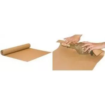 RAADHUIS rotolo di carta kraft, 500 mm x 250 m, 70 g/m², marrone rigato, 1 pz. RD-351182