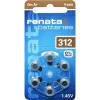 Renata ZA312 batteria a zinco-aria per apparecchi acustici PR41 165 mAh 1,4 V confezione da 6 ZA312.DP6 0HG