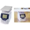 RAADHUIS RD-351143 bilancia postale digitale 500 g, divisione 1 g, bianco/blu in plastica, tara, on/off, a batteria