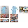 HYGOSTAR Rapid-On guanti in nitrile, XL, blu, senza polvere, 1 paio 270306