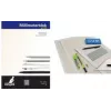 Kangaro blocco carta millimetrata A3, 80 g/m², 25 fogli, bianco/arancione griglia 1 mm (K-5595)