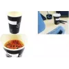 KANGARO Eco bicchieri di carta 180 ml nero/bianco bevande calde e fredde (1 pz) K-157001