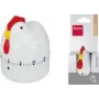 Metaltex Coccodè timer meccanico da cucina, design gallo, rosso, 60 minuti 259228014