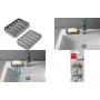 Metaltex Gravity-Soap portasapone, grigio, PEVA/EVA, reversibile, 1 pezzo 297019000