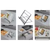 Metaltex Tokyo LAVA porta libri da cucina nero opaco 352918000