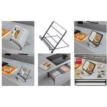 Metaltex Tokyo LAVA porta libri da cucina nero opaco 352918000