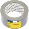 RAADHUIS nastro in tessuto, 50 mm x 50 m, nastro adesivo argentato per riparazioni, strappabile a mano – 1 rotolo (RD-351312)