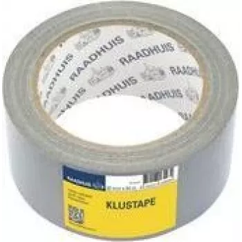 RAADHUIS nastro in tessuto, 50 mm x 50 m, nastro adesivo argentato per riparazioni, strappabile a mano – 1 rotolo (RD-351312)