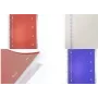 KANGARO blocco college 4-in-1, DIN A4, 100 fogli, a righe, copertina in PP blu, con 4 divisori mobili K-58381