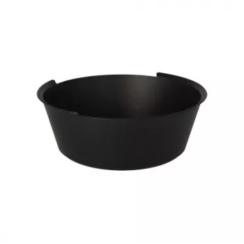 PAPSTAR Circulware scodella riutilizzabile, rotonda, 1200 ml, nera, polipropilene con 30% di cariche minerali, 1 pezzo (97019)