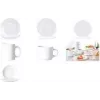 Esmeyer Arcoroc EVERYDAY piatto fondo, 225 mm, vetro temperato bianco, set da 6 (384-3101)