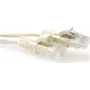 ACT avorio cavo patch RJ45 U/UTP CAT6A snagless 0,25 m IB3252