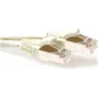 ACT avorio cavo patch S/FTP CAT6A snagless 0,5 m con connettori RJ45 FB6000