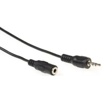 ACT Cavo audio 5 m 3,5 mm connettore maschio su maschio nero AK2031