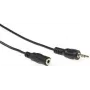 ACT Cavo audio 5 m 3,5 mm connettore maschio su maschio nero AK2031