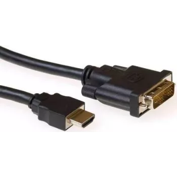 ACT Cavo di conversione HDMI A connettore maschio su DVI-D connettore maschio single-link 1 m nero AK3739
