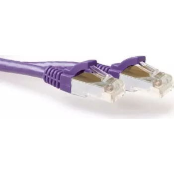 ACT Cavo patch snagless S/FTP CAT6A LSZH viola 15 m FB8715