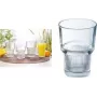Esmeyer Arcoroc Starline Set di bicchieri in vetro temperato, 350 ml, trasparente, 6 pezzi 384-6734