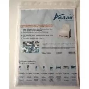 ASTAR AS31023 Fogli di pulizia per stampanti laser, confezione da 10, A4, rimuove toner e polvere