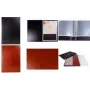 MULTO Hannibal Cartella per presentazioni A4, 10 buste, copertina in similpelle nera MU-202021