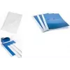 PAVO Cartella per rilegatura termica A4, 4 mm, dorso bianco lucido, copertina anteriore trasparente, 1 pezzo 8003365