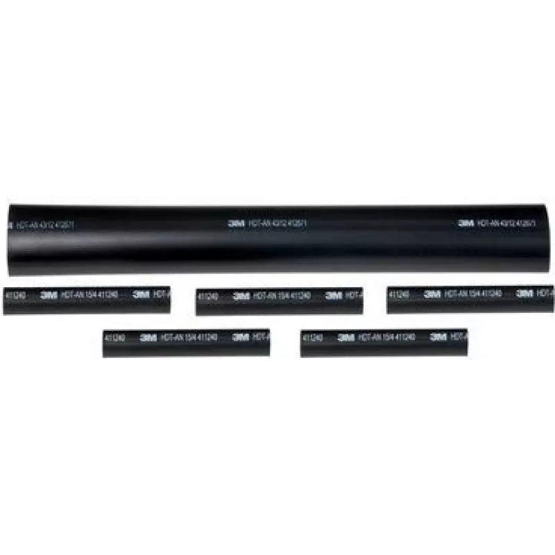 3M TE100050984 Guaina termorestringente 12,7 mm nera confezione da 4