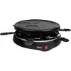 Tristar RA-2998 raclette grill con 6 padelline antiaderenti, 800 W, nero