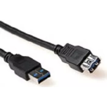ACT SB3040 cavo prolunga USB 2.0 0,5m connettore maschio USB-A a connettore femmina USB-A nero
