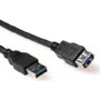 ACT SB3040 cavo prolunga USB 2.0 0,5m connettore maschio USB-A a connettore femmina USB-A nero