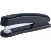PAVO 8053230 Cucitrice da tavolo, capacità 25 fogli, meccanismo a caricamento dall'alto, plastica ABS, nera