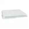 PAPSTAR Circulware Coperchio quadrato per contenitore, trasparente, polipropilene con 30% di cariche minerali, 1 pezzo (97024)
