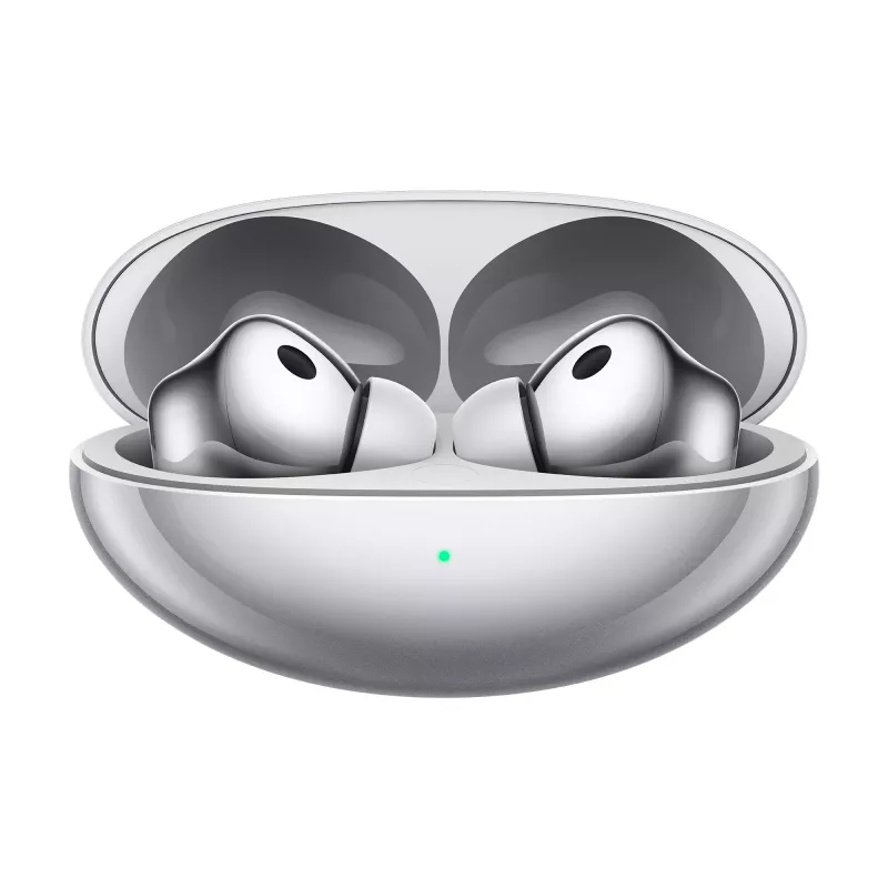 HUAWEI FreeBuds Neo Stellar Silver auricolari wireless con custodia di ricarica, Bluetooth 5.3, IP54