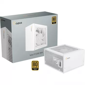 OCYPUS Iota P1200 White alimentatore ATX 3.0 1200W 80 PLUS Gold completamente modulare