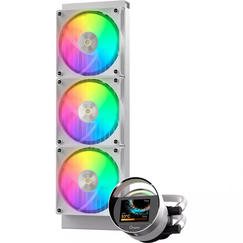 Ocypus Sigma L36 ARGB bianco dissipatore a liquido per CPU 360mm