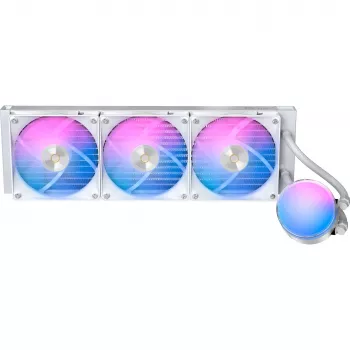 Dissipatore CPU a liquido AIO Ocypus Delta L36 ARGB V2 White, radiatore 360 mm, 3 ventole ARGB da 120 mm, Intel & AMD