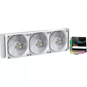 Ocypus Sigma L36 PRO bianco dissipatore a liquido AIO per CPU 360mm ARGB
