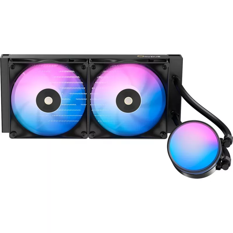 Ocypus Delta L24 ARGB V2 dissipatore a liquido all-in-one per CPU 240mm - nero