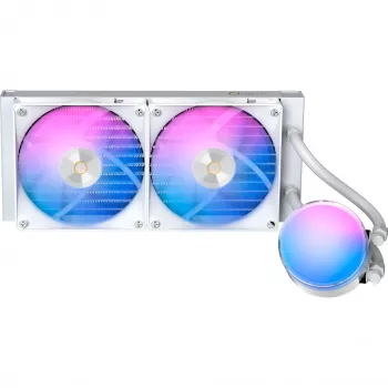 Ocypus Delta L24 ARGB V2 bianco dissipatore a liquido AIO per CPU 240mm