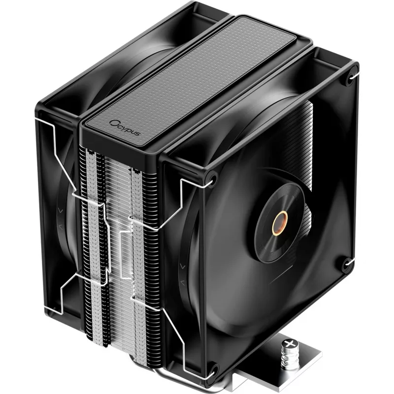 Ocypus Delta A40 Elite doppia ventola nero dissipatore ad aria per CPU 120 mm